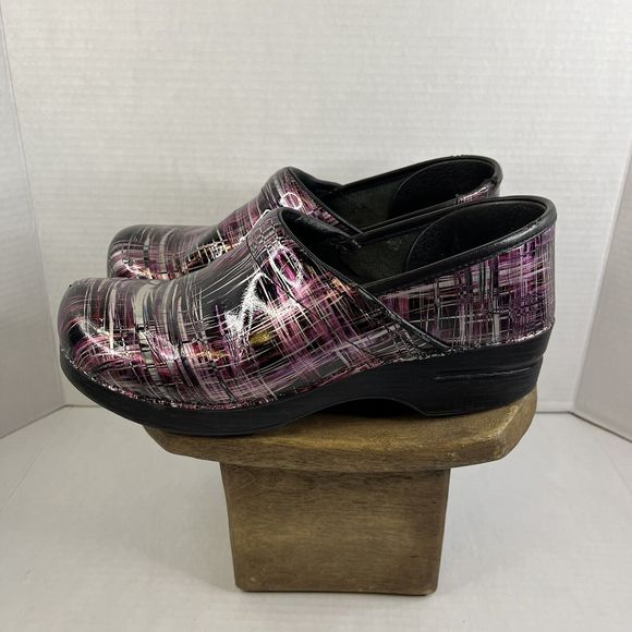 Women's Dansko Clogs - Comfortable Professional Shoes - Used 10.5-11 purple - Picture 3 of 13